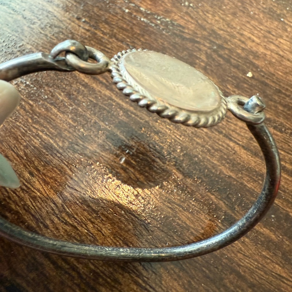 Vintage Sterling Silver Bangle Bracelet